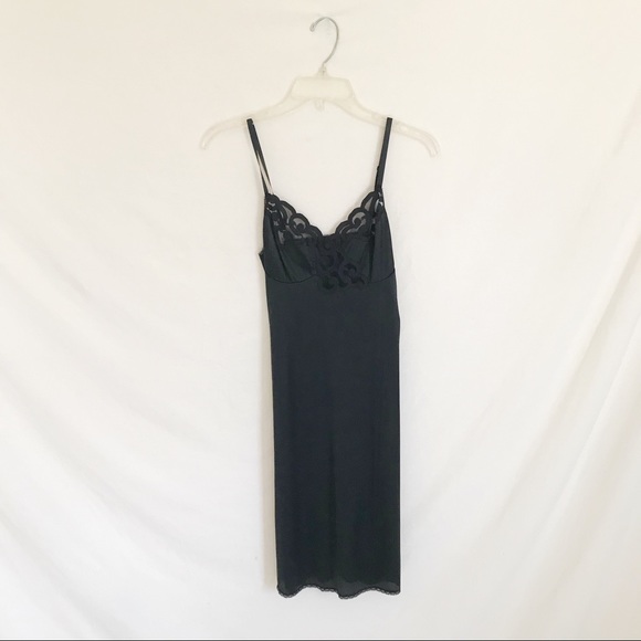Dresses & Skirts - Lace and Nylon Slip Dress Dresses & Skirts - Lace and Nylon Slip Dress